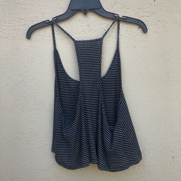 BDG Striped Razorback Crop Top Tank - Picture 3 of 3